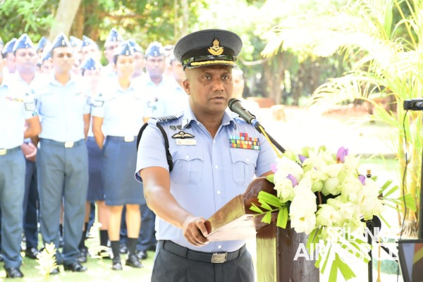 NEWLY CONSTRUCTED LECTURE HALL AT SLAF STATION SIGIRIYA DECLARED OPEN ON VIRTUAL PLATFORM