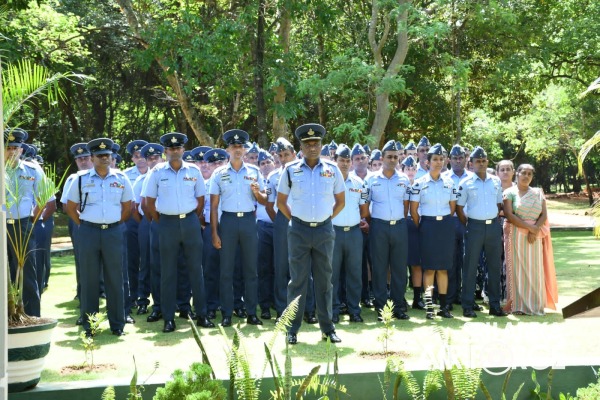 NEWLY CONSTRUCTED LECTURE HALL AT SLAF STATION SIGIRIYA DECLARED OPEN ON VIRTUAL PLATFORM