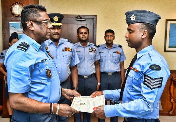 Awarding of Flight Engineer, Load Master Brevets and Certificate of Commendation