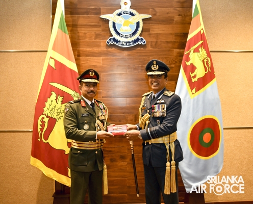 CHIEF OF
DEFENCE FORCE OF MALDIVES NATIONAL DEFENCE FORCE CALLS ON THE COMMANDER
OF THE AIR FORCE