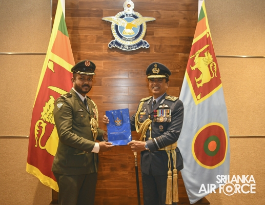 CHIEF OF
DEFENCE FORCE OF MALDIVES NATIONAL DEFENCE FORCE CALLS ON THE COMMANDER
OF THE AIR FORCE