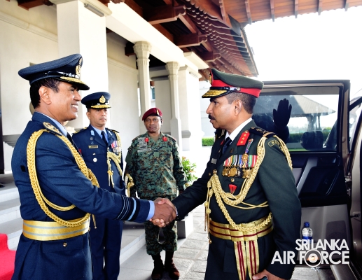 CHIEF OF
DEFENCE FORCE OF MALDIVES NATIONAL DEFENCE FORCE CALLS ON THE COMMANDER
OF THE AIR FORCE