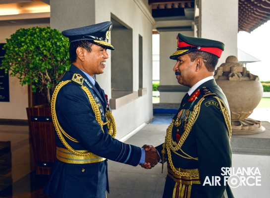 CHIEF OF
DEFENCE FORCE OF MALDIVES NATIONAL DEFENCE FORCE CALLS ON THE COMMANDER
OF THE AIR FORCE