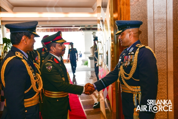CHIEF OF
DEFENCE FORCE OF MALDIVES NATIONAL DEFENCE FORCE CALLS ON THE COMMANDER
OF THE AIR FORCE