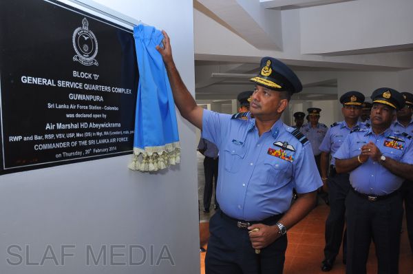 Married Quarters Building for Service Personnel Declared Open