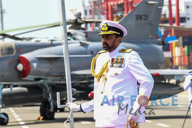 Investiture of Air Chief Marshal WDRMJ Goonetileke with the rank of Marshal of the Sri Lanka Air Force