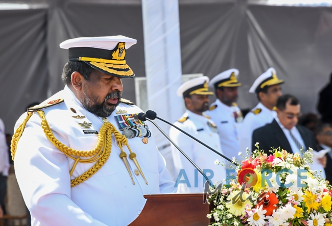 Investiture of Air Chief Marshal WDRMJ Goonetileke with the rank of Marshal of the Sri Lanka Air Force