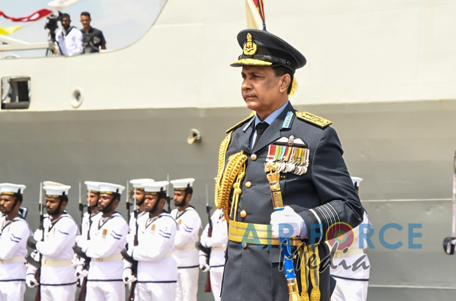 Investiture of Air Chief Marshal WDRMJ Goonetileke with the rank of Marshal of the Sri Lanka Air Force