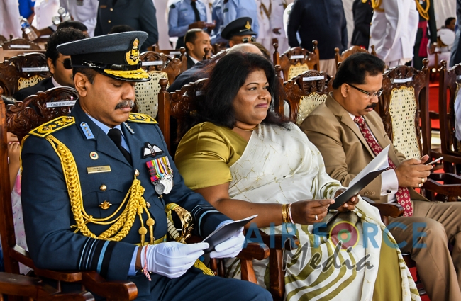 Investiture of Air Chief Marshal WDRMJ Goonetileke with the rank of Marshal of the Sri Lanka Air Force