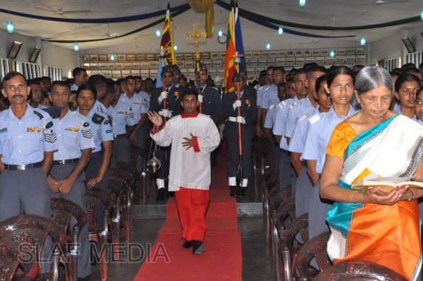 Mass held at SLAF Diyatalawa