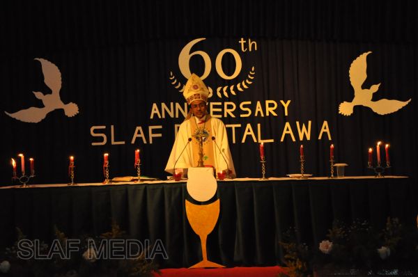 Mass held at SLAF Diyatalawa