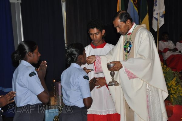 Mass held at SLAF Diyatalawa
