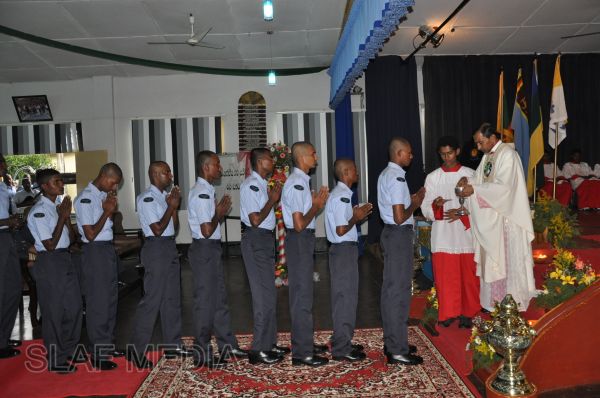 Mass held at SLAF Diyatalawa