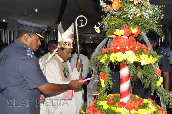Mass held at SLAF Diyatalawa
