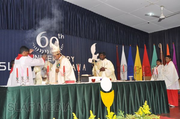 Mass held at SLAF Diyatalawa