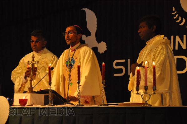 Mass held at SLAF Diyatalawa