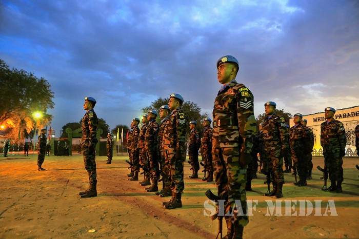 Medal Awarding Ceremony of Sri Lanka Aviation Contingent - UNMISS
