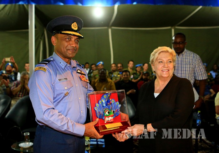 Medal Awarding Ceremony of Sri Lanka Aviation Contingent - UNMISS