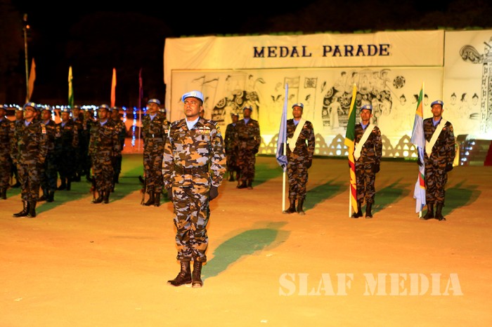 Medal Awarding Ceremony of Sri Lanka Aviation Contingent - UNMISS