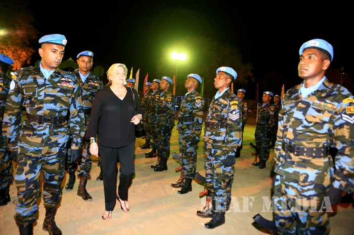 Medal Awarding Ceremony of Sri Lanka Aviation Contingent - UNMISS