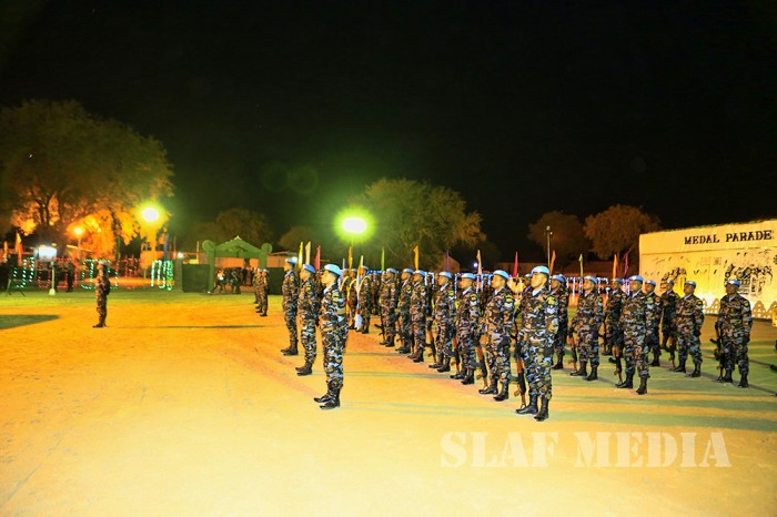 Medal Awarding Ceremony of Sri Lanka Aviation Contingent - UNMISS