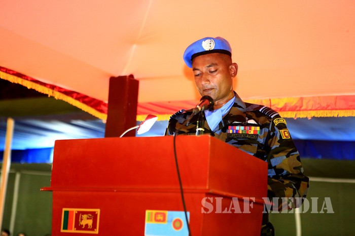 Medal Awarding Ceremony of Sri Lanka Aviation Contingent - UNMISS