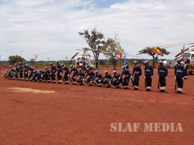 UN Peace Keeping MINUSCA Medal Awarding Ceremony