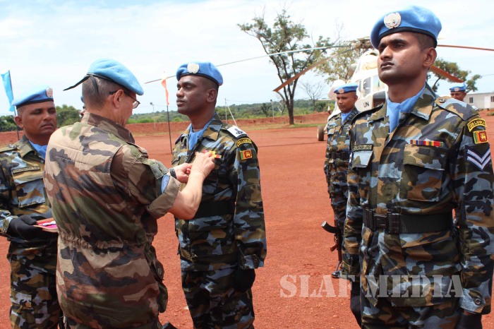 UN Peace Keeping MINUSCA Medal Awarding Ceremony