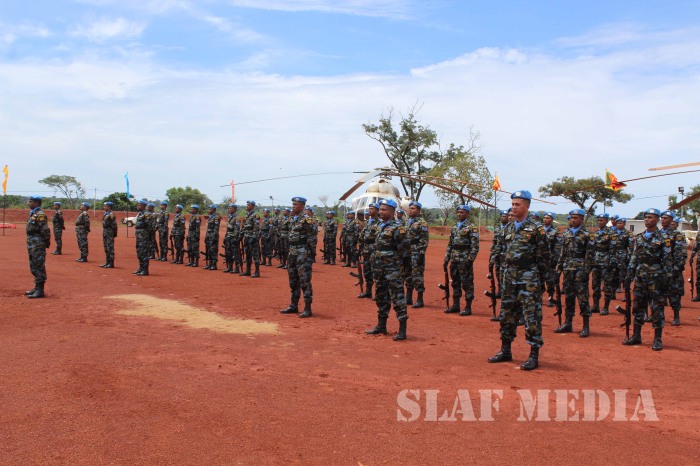UN Peace Keeping MINUSCA Medal Awarding Ceremony