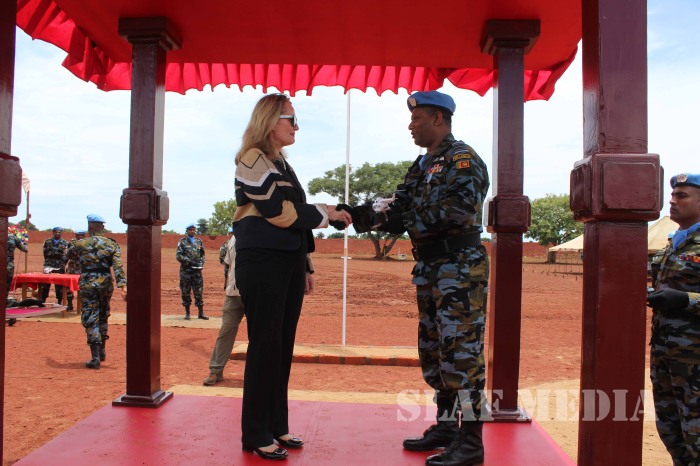 UN Peace Keeping MINUSCA Medal Awarding Ceremony