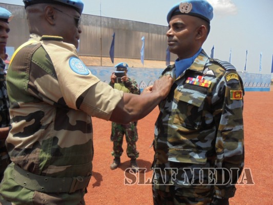 UN
Peace Keeping MINUSCA Medal Awarding Ceremony