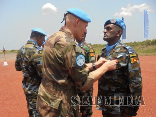 UN
Peace Keeping MINUSCA Medal Awarding Ceremony
