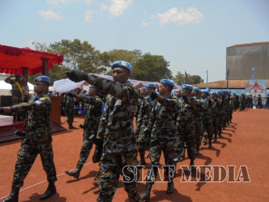 UN
Peace Keeping MINUSCA Medal Awarding Ceremony