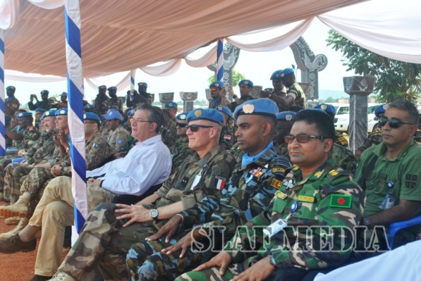 UN
Peace Keeping MINUSCA Medal Awarding Ceremony