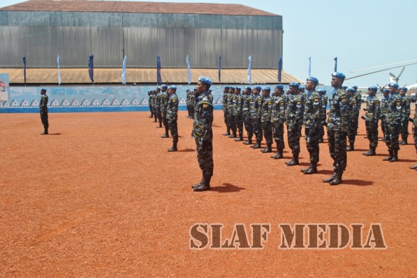 UN
Peace Keeping MINUSCA Medal Awarding Ceremony