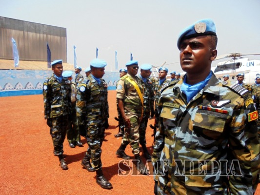 UN
Peace Keeping MINUSCA Medal Awarding Ceremony