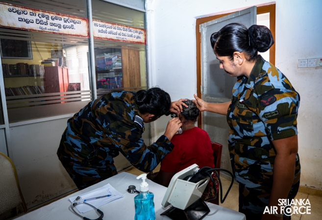 SLAF BASE ANURADHAPURA CONDUCTS MEDICAL OUTREACH FOR FLOOD-AFFECTED RESIDENTS