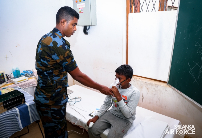 SLAF BASE ANURADHAPURA CONDUCTS MEDICAL OUTREACH FOR FLOOD-AFFECTED RESIDENTS