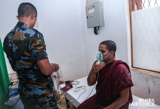 SLAF BASE ANURADHAPURA CONDUCTS MEDICAL OUTREACH FOR FLOOD-AFFECTED RESIDENTS