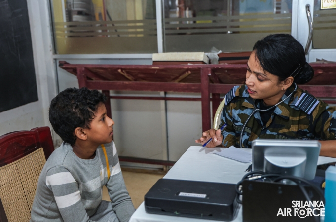 SLAF BASE ANURADHAPURA CONDUCTS MEDICAL OUTREACH FOR FLOOD-AFFECTED RESIDENTS