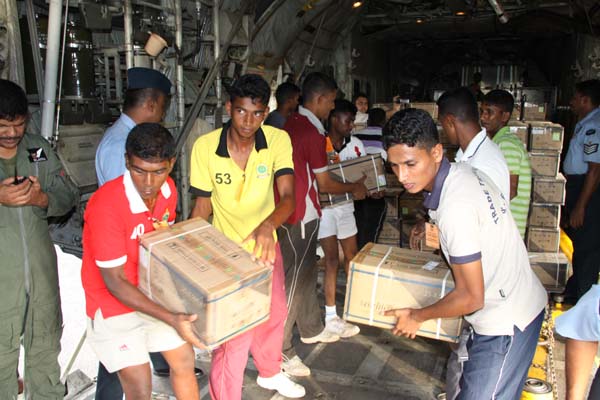 Air Force delivers urgently needed medicine.