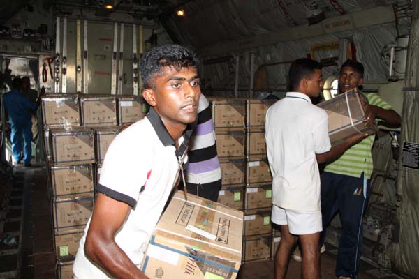 Air Force delivers urgently needed medicine.