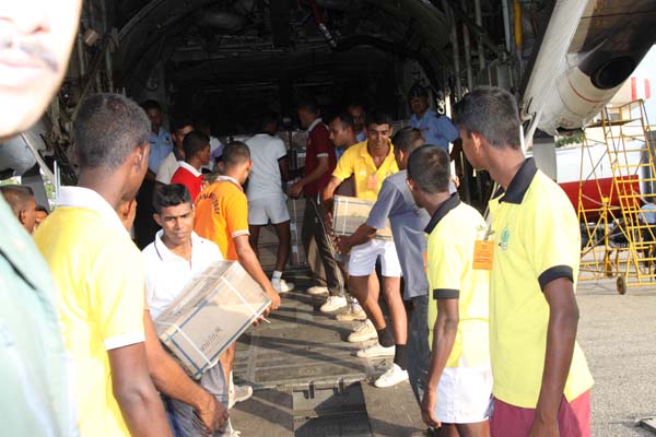 Air Force delivers urgently needed medicine.