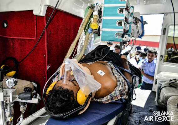 A
SIMULATION EXERCISE OF AN AERO MEDICAL EVACUATION AND TRANSPORTATION OF A
CRITICALLY ILL PATIENT