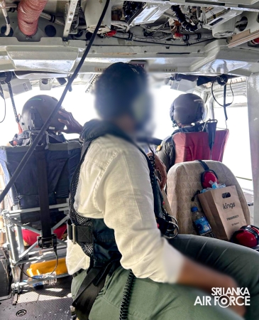 SLAF
CONDUCTS LONG-RANGE MEDICAL EVACUATION FROM MERCHANT VESSEL