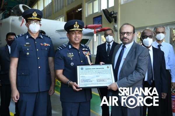 SRI LANKA AIR FORCE OFFICIALLY HANDS OVER A MIG-27 AIRCRAFT TO THE AERONAUTICAL ENGINEERING LABORATORY OF THE MORATUWA UNIVERSI