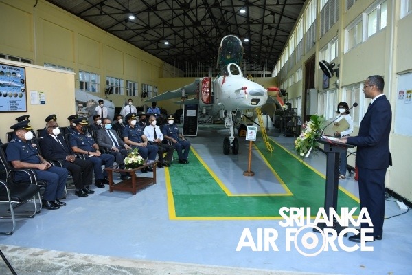 SRI LANKA AIR FORCE OFFICIALLY HANDS OVER A MIG-27 AIRCRAFT TO THE AERONAUTICAL ENGINEERING LABORATORY OF THE MORATUWA UNIVERSI