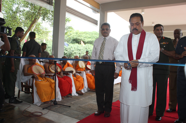 Mihindu Seth Medura declared open for War Heroes