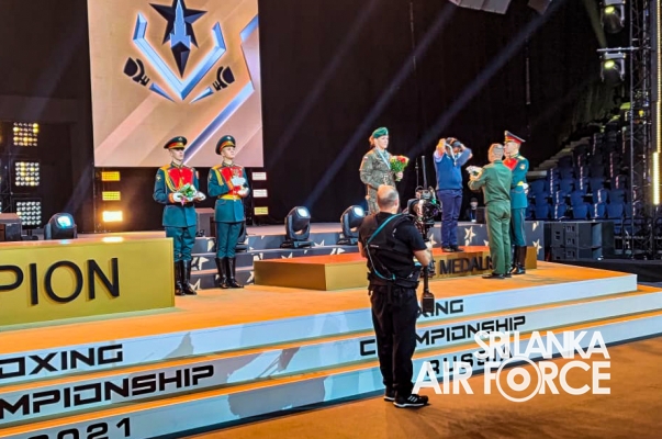 SLAF BOXER WINS BRONZE AT THE 58TH WORLD MILITARY BOXING CHAMPIONSHIP