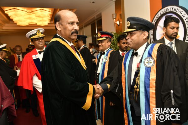 INAUGURATION CEREMONY OF THE COLLEGE OF MILITARY ENGINEERING AND
TECHNOLOGY, SRI LANKA